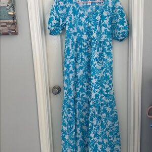 Peyton & Parker Women’s Blue Floral Maxi Dress
